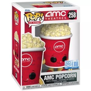 Funko AMC Popcorn Vinyl Figure - Red and White